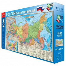 Пазлы 260 элементов Россия Политическая карта 33х47см ГЕОДОМ 4607177452203