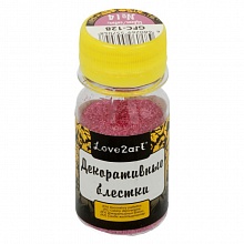 Блестки для декора 20г розовый голографик Love2art, GFC-128 14