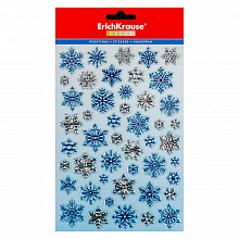 Наклейки Снежинки аквамарин Erich Krause Decor, 49600