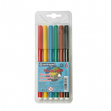 Фломастеры  6 цветов Centropen Washable Rainbow Kids, Colour World 7550/06