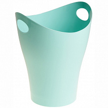 Корзина для бумаг 8л голубая pastel СТАММ КР160