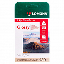 Фотобумага Lomond 10х15см 230г/м2 глянцевая 50л для струйной печати 0102035
