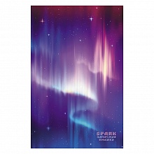 Блокнот А5 40л спираль клетка Северное сияние КТС-ПРО, С0859-61