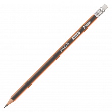 Карандаш чернографитный HB с ластиком трехгранный MAPED Black Peps 851721