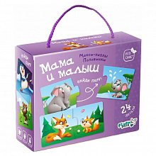 Макси-пазлы Половинки. Мама и малыш ГЕОДОМ, 4607177458847