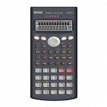 Калькулятор инженерный 10+2 разряда UNIEL 240 функций, US-21