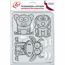 Трафарет витражный Корова и компания Луч 25С1546-08