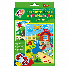 Пластилиновая аппликация Зайчик Луч 25С1548-08