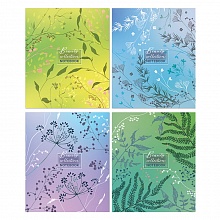 Тетрадь  48л клетка ассорти Нежные паттерны Полином, 3309