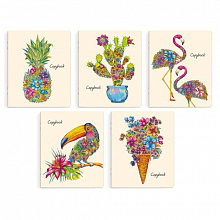 Тетрадь  48л клетка Цветочные фантазии ФЕНИКС 49550