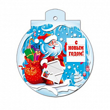 Открытка мини Новый год Русский Дизайн 34051