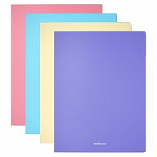 Папка на 2 кольца А4 пластик 24мм ассорти Matt Pastel Erich Krause, 49977