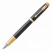 Ручка перьевая 0,8мм синие чернила PARKER IM Premium F323 Black GT F, 1931646