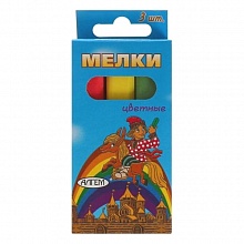 Мел цветной 3шт АЛГЕМ НМЦ-3