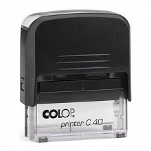Оснастка для штампа 23х59мм корпус черный Colop PRINTER С 40 black