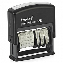 Датер с 12 бухгалтерскими терминами Trodat Printy 4817