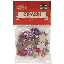 Стразы Цветы 2,2см 40шт Проф-Пресс TX-9090