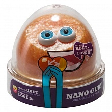 Жвачка для рук 50гр оранжево-желтый с ароматом love is NanoGum ВОЛШЕБНЫЙ МИР NG2LI50