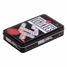 Игра настольная Домино в жестяной коробке Феникс-Презент, 35706