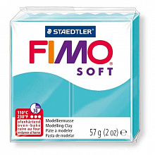Пластика запекаемая 57г мята Staedtler Fimo Soft, 8020-39