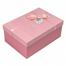 Коробка подарочная прямоугольная 21х14х8см розовая For You OMG 7201540/9