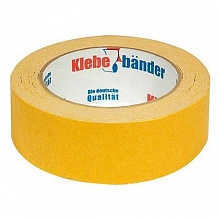 Клейкая лента двусторонняя полипропиленовая 38мм х25м Klebebander, 38х25РР 