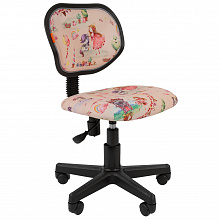 Кресло детское Chairman Kids 106 Black тканевое покрытие с рисунком Принцесса
