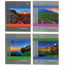 Тетрадь спираль  80л клетка Природа Полином, 22с30-80