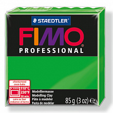 Пластика запекаемая 85г ярко-зеленая Staedtler Fimo Professional, 8004-5