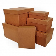 Коробка подарочная прямоугольная 19x15x9см светлый орех Д10103П.031.4