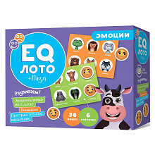 Лото Эмоции 6 карточек 36 фишек ГЕОДОМ, 4607177458694
