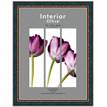 Фоторамка пластиковая 30х40см Малахит 785 со стеклом Interior Office Светосила, 5-07441
