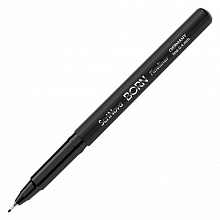 Ручка капиллярная 0,4мм черные чернила Born Fineliner Scrinova, 8401