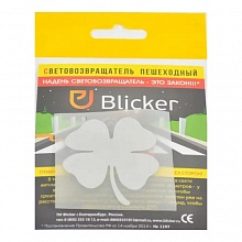 Светоотражатель термонаклейка Клевер Blicker T017