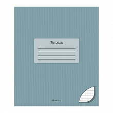 Тетрадь 48л клетка Серый КТС-ПРО, С2528-22