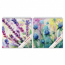 Блокнот для акварели 280х280мм 20л Sketchbook 200г/м2 Quadro Superbig Aquarelle Полином 2629
