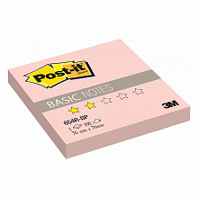 Блок самоклеящийся 76х76мм 100л розовый 654R-BP 3M Post-it Basic 7100058135