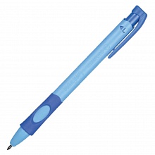Карандаш цанговый 2мм для левшей трехгранный голубой STABILO, 6613/1-10