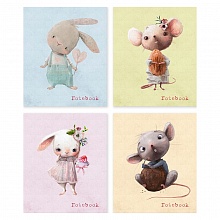 Тетрадь  48л клетка ассорти Милашки Полином, 3004