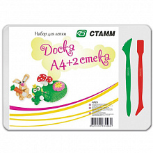 Дощечка для пластилина А4 2 стека СТАММ НЛ25
