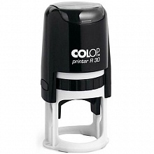 Оснастка для печати d=30мм синий корпус черный Colop PRINTER R30 + BOX black