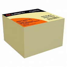 Блок самоклеящийся 76х76мм 450л желтая пастель LAMARK, SN1300-YL
