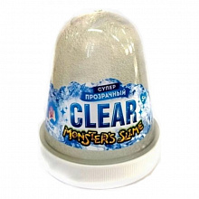 Слайм 130гр прозрачный в колбе Monster's Slime Kiki, SL064