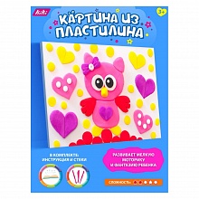 Картина из воздушного пластилина Совёнок KiKi, PK010
