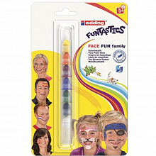 Грим для лица 7цв EDDING Funtastics в маркере E-47FUN 1-B