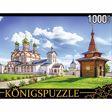 Пазлы 1000 элементов Россия. Ростов Великий 48,5х68,5см Königspuzzle Рыжий кот ГИК1000-6518