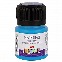 Краска акриловая матовая 20мл небесно-голубая Decola 14326512
