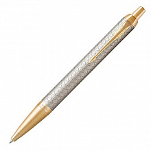 Ручка шариковая автоматическая 1мм синий стержень PARKER IM Premium K323 Grey GT M, 1931687