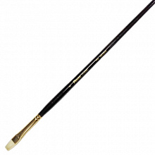 Кисть щетина плоская № 4 удлиненная Artists Classic Pinax 114004