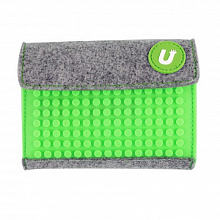 Кошелек 9,5х1х12,5см Зеленый felt small wallet PIXEL WY-B007